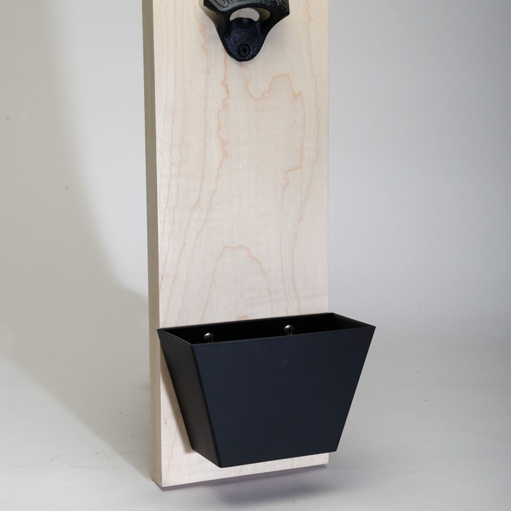 Maple Wall mounted bottle opener